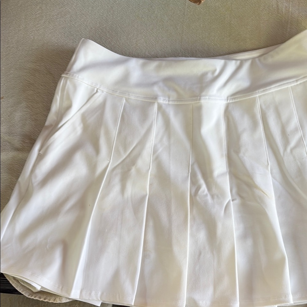 Lilly Pulitzer White Skater Mini Skirt